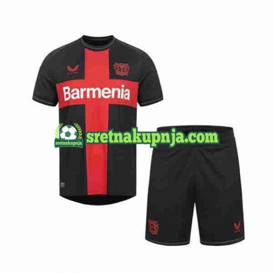 Dječja Domaći Home Dresova Bayer 04 Leverkusen 2023-2024 Kratkih Rukava
