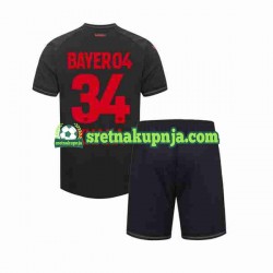 Dječja Domaći Home Dresova Bayer 04 Leverkusen Granit Xhaka 34 2023-2024 Kratkih Rukava Dječja Domaći Home Dresova Bayer 04 Leverkusen Granit Xhaka 34 2023-2024 Kratkih Rukava