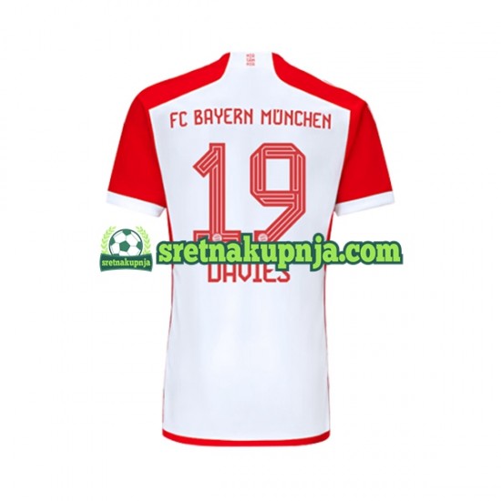 Muškarci Domaći Home Dresova FC Bayern München Alphonso Davies 19 2023-2024 Kratkih Rukava