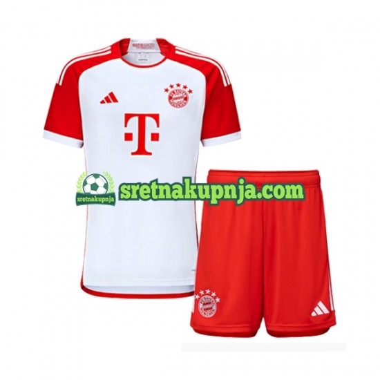 Dječja Domaći Home Dresova FC Bayern München 2023-2024 Kratkih Rukava