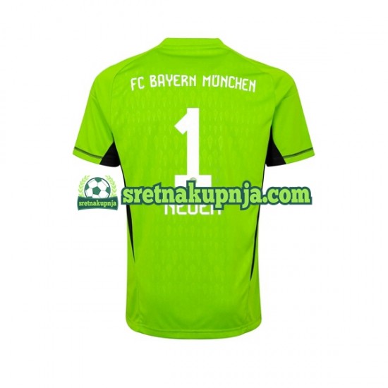 Muškarci Gostujući Away Golmanski Dresova FC Bayern München Manuel Neuer 1 2023-2024 Kratkih Rukava