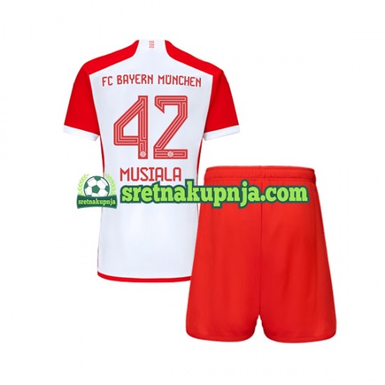 Dječja Domaći Home Dresova FC Bayern München Jamal Musiala 42 2023-2024 Kratkih Rukava