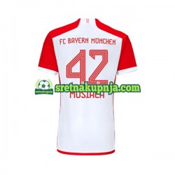 Muškarci Domaći Home Dresova FC Bayern München Jamal Musiala 42 2023-2024 Kratkih Rukava Muškarci Domaći Home Dresova FC Bayern München Jamal Musiala 42 2023-2024 Kratkih Rukava