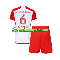 Dječja Domaći Home Dresova FC Bayern München Joshua Kimmich 6 2023-2024 Kratkih Rukava Dječja Domaći Home Dresova FC Bayern München Joshua Kimmich 6 2023-2024 Kratkih Rukava