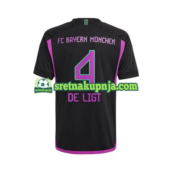 Muškarci Gostujući Away Dresova FC Bayern München Matthijs de Ligt 4 2023-2024 Kratkih Rukava