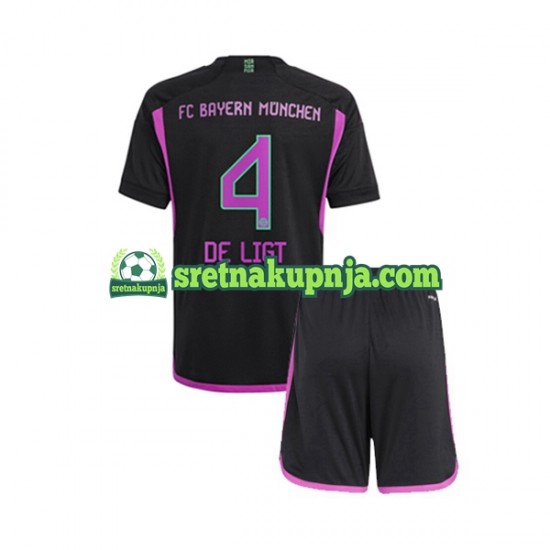 Dječja Gostujući Away Dresova FC Bayern München Matthijs de Ligt 4 2023-2024 Kratkih Rukava