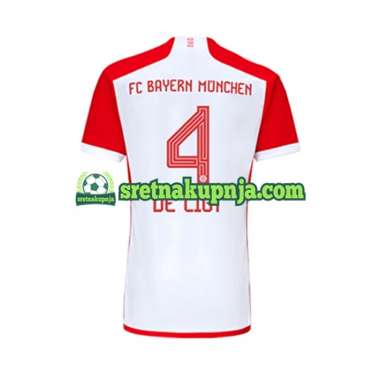 Muškarci Domaći Home Dresova FC Bayern München Matthijs de Ligt 4 2023-2024 Kratkih Rukava