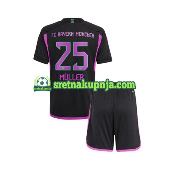 Dječja Gostujući Away Dresova FC Bayern München Thomas Muller 25 2023-2024 Kratkih Rukava