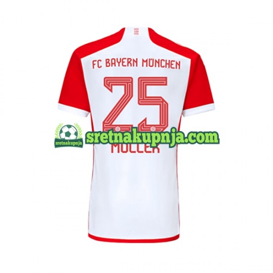 Muškarci Domaći Home Dresova FC Bayern München Thomas Muller 25 2023-2024 Kratkih Rukava