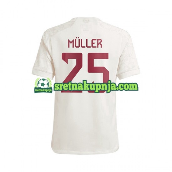 Muškarci Treći Dresova FC Bayern München Thomas Muller 25 2023-2024 Kratkih Rukava