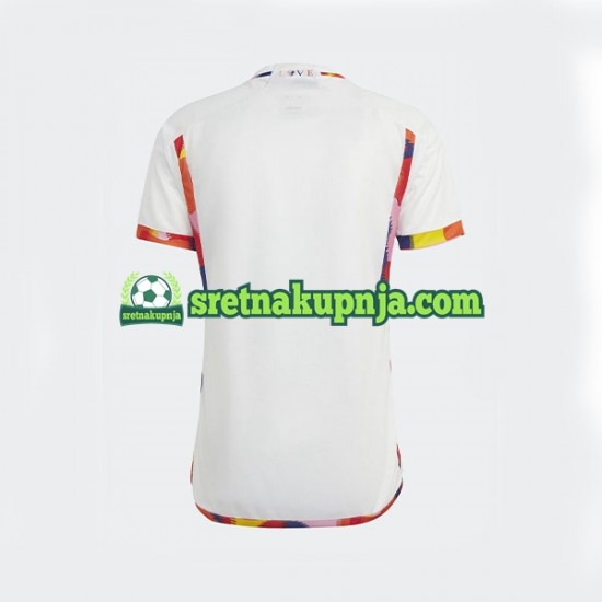 Muškarci Gostujući Away Dresova Belgija World Cup 2022 Kratkih Rukava