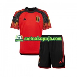 Dječja Domaći Home Dresova Belgija World Cup 2022 Kratkih Rukava