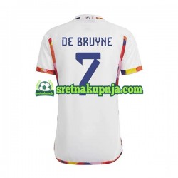 Muškarci Gostujući Away Dresova Belgija De Bruyne 7 World Cup 2022 Kratkih Rukava