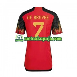 Muškarci Domaći Home Dresova Belgija De Bruyne 7 World Cup 2022 Kratkih Rukava
