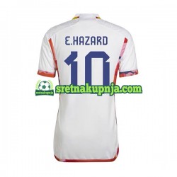 Muškarci Gostujući Away Dresova Belgija Eden Hazard 10 World Cup 2022 Kratkih Rukava