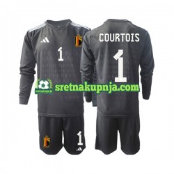 Dječja Gostujući Away Golmanski Dresova Belgija Courtois 1 2022 Dugim Rukavima