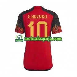 Muškarci Domaći Home Dresova Belgija Hazard 10 World Cup 2022 Kratkih Rukava