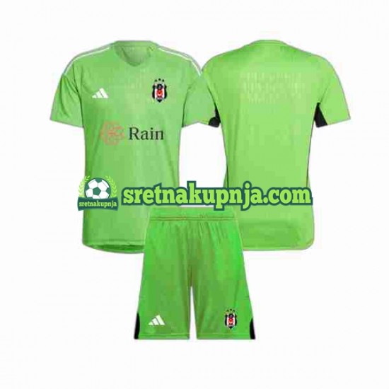 Dječja Gostujući Away Golmanski Dresova Besiktas 2023-2024 Kratkih Rukava