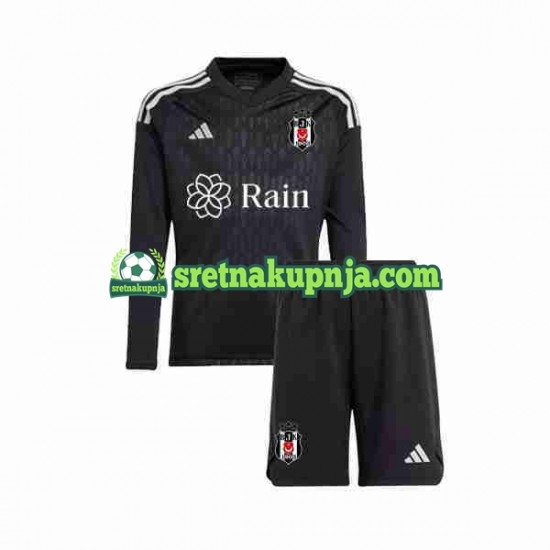 Dječja Domaći Home Golmanski Dresova Besiktas 2023-2024 Dugim Rukavima
