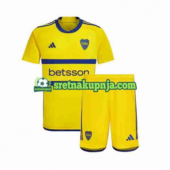 Dječja Gostujući Away Dresova Boca Juniors 2023-2024 Kratkih Rukava