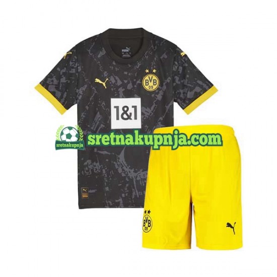 Dječja Gostujući Away Dresova Borussia Dortmund 2023-2024 Kratkih Rukava