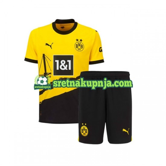 Dječja Domaći Home Dresova Borussia Dortmund 2023-2024 Kratkih Rukava