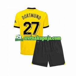 Dječja Domaći Home Dresova Borussia Dortmund Karim Adeyemi 27 2023-2024 Kratkih Rukava