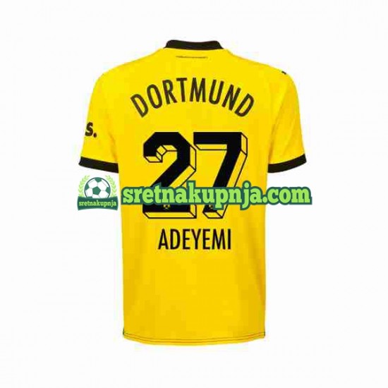 Muškarci Domaći Home Dresova Borussia Dortmund Karim Adeyemi 27 2023-2024 Kratkih Rukava