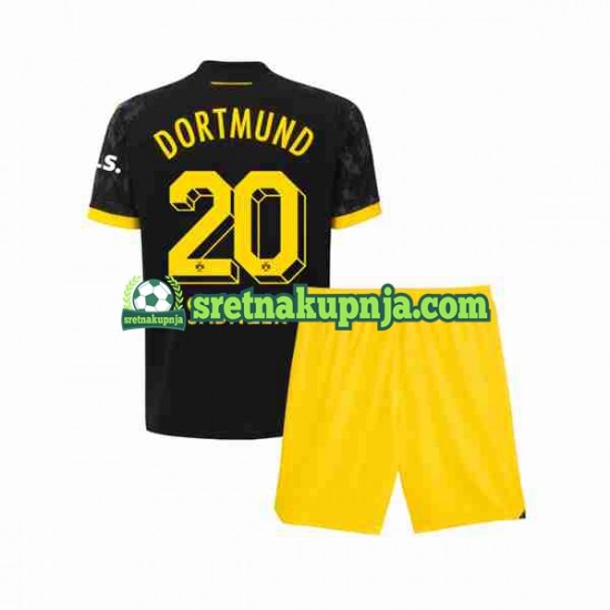 Dječja Gostujući Away Dresova Borussia Dortmund Marcel Sabitzer 20 2023-2024 Kratkih Rukava