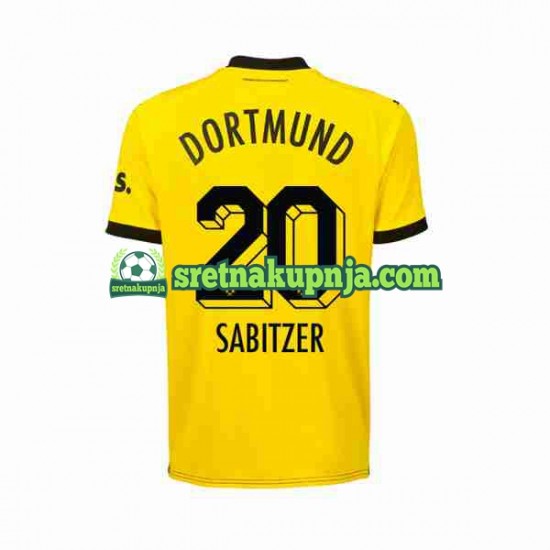 Muškarci Domaći Home Dresova Borussia Dortmund Marcel Sabitzer 20 2023-2024 Kratkih Rukava