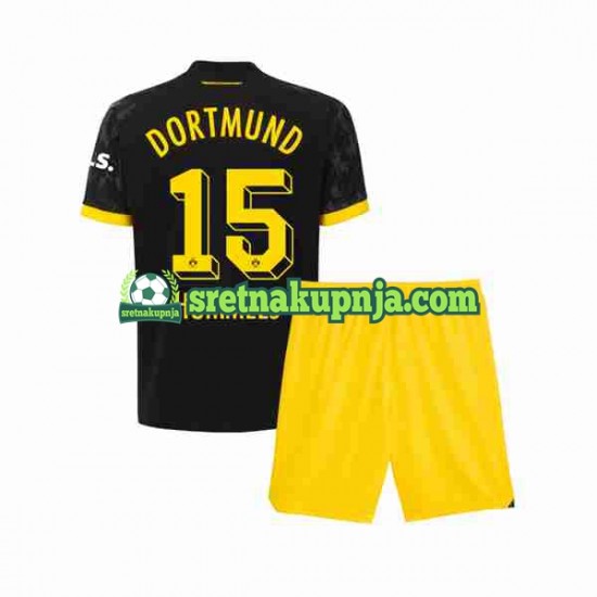 Dječja Gostujući Away Dresova Borussia Dortmund Mats Hummels 15 2023-2024 Kratkih Rukava
