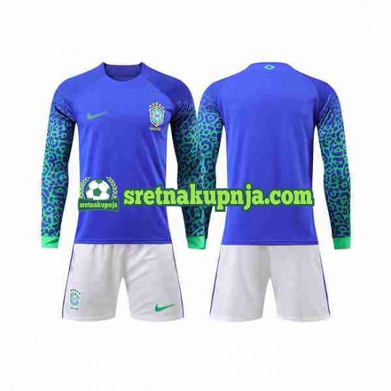 Dječja Gostujući Away Dresova Brazil World Cup 2022 Dugim Rukavima