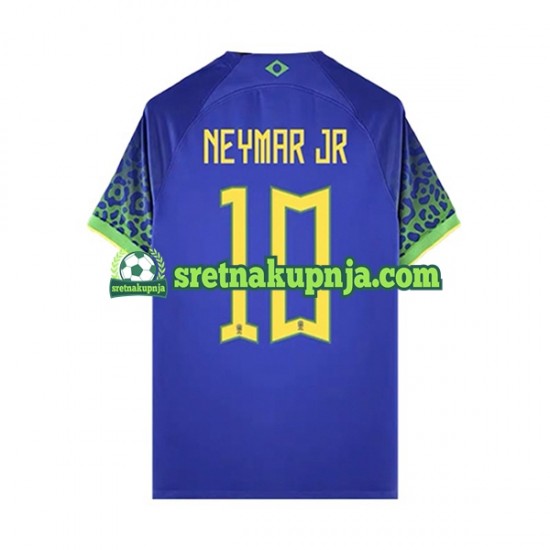 Muškarci Gostujući Away Dresova Brazil Neymar JR 10 World Cup 2022 Kratkih Rukava