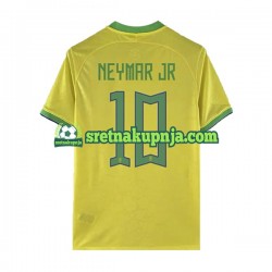 Muškarci Domaći Home Dresova Brazil Neymar JR 10 World Cup 2022 Kratkih Rukava