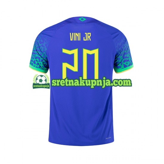 Muškarci Gostujući Away Dresova Brazil Vinicius Junior 20 World Cup 2022 Kratkih Rukava