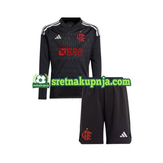 Dječja Gostujući Away Golmanski Dresova CR Flamengo 2023-2024 Dugim Rukavima