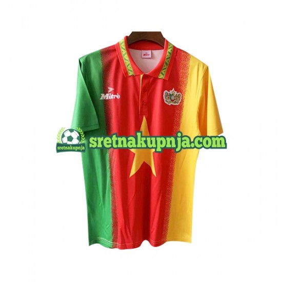 Muškarci Domaći Home Dresova Kamerun Retro 1994 Kratkih Rukava
