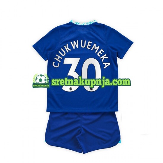 Dječja Domaći Home Dresova Chelsea Chukwuemeka 30 2022-2023 Kratkih Rukava