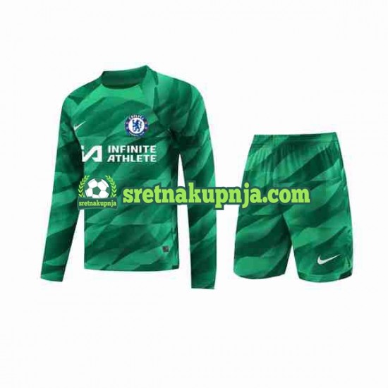 Dječja Treći Golmanski Dresova Chelsea 2023-2024 Dugim Rukavima