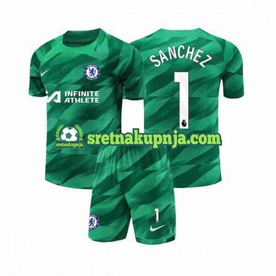 Dječja Treći Golmanski Dresova Chelsea Robert Sanchez 1 2023-2024 Kratkih Rukava