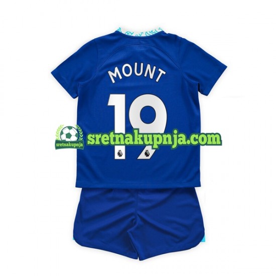 Dječja Domaći Home Dresova Chelsea Mason Mount 19 2022-2023 Kratkih Rukava