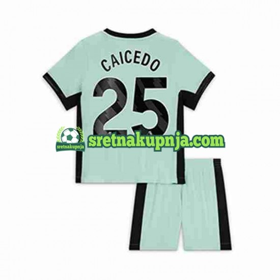 Dječja Treći Dresova Chelsea Moises Caicedo 25 2023-2024 Kratkih Rukava
