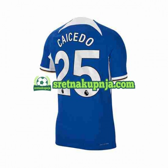 Muškarci Domaći Home Dresova Chelsea Moises Caicedo 25 2023-2024 Kratkih Rukava