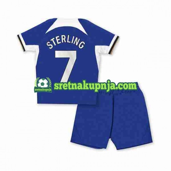 Dječja Domaći Home Dresova Chelsea Raheem Sterling 7 2023-2024 Kratkih Rukava