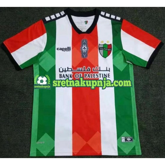 Muškarci Domaći Home Dresova Club Deportivo Palestino 2021 Kratkih Rukava