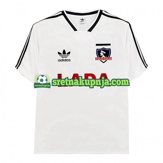 Muškarci Domaći Home Dresova Colo-Colo Retro 1991 Kratkih Rukava
