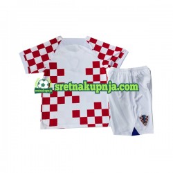 Dječja Domaći Home Dresova Hrvatska World Cup 2022 Kratkih Rukava