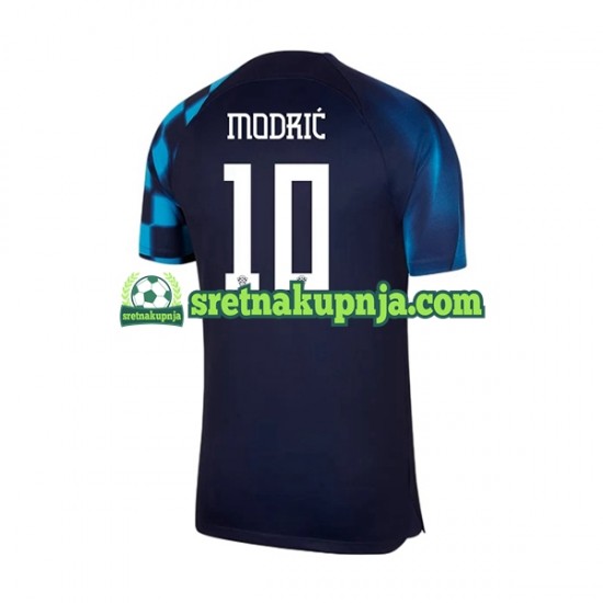 Muškarci Gostujući Away Dresova Hrvatska Modric 10 World Cup 2022 Kratkih Rukava