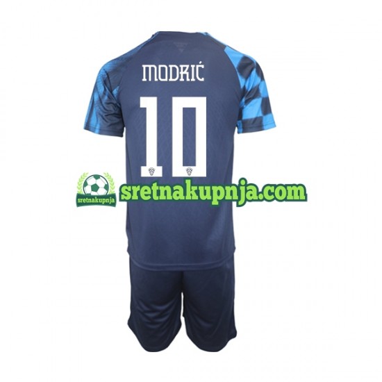 Dječja Gostujući Away Dresova Hrvatska Modric 10 World Cup 2022 Kratkih Rukava