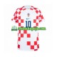 Muškarci Domaći Home Dresova Hrvatska Modric 10 World Cup 2022 Kratkih Rukava
